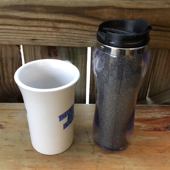 2 Pieces University of AL in Huntsville Mug & Chargers Silver Glitter Tumbler - Picture 3 of 9